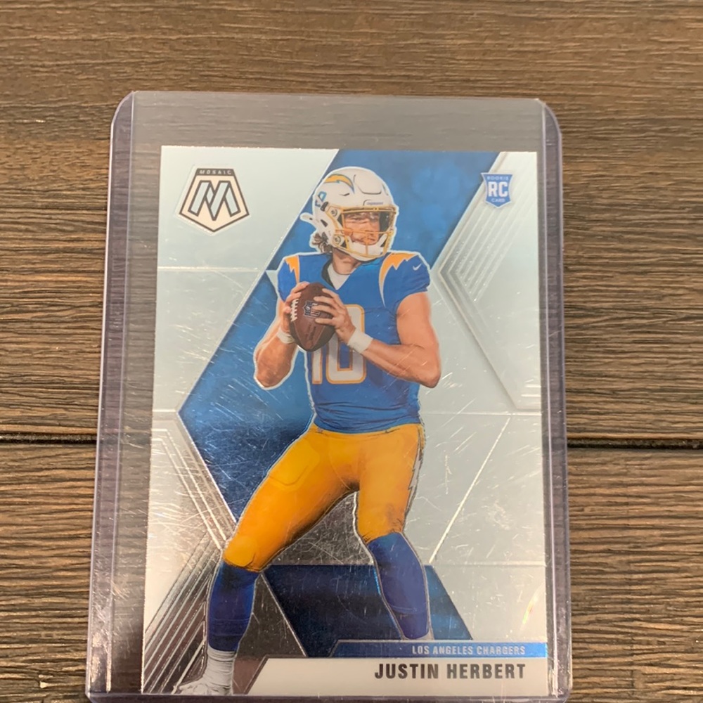 Mosaic Justin Herbert rookie card